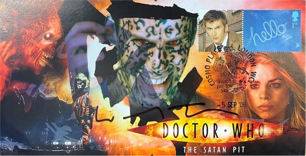 Doctor Who 2006 Series 2 Episode 9 The Satan Pit Collectors Stamp Cover Signed WILL THORP